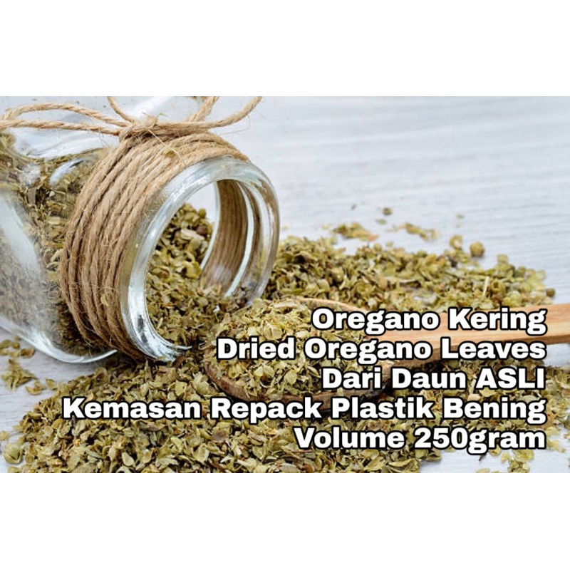 

Daun Oregano Kering 250gram Dried Oregano Leaves