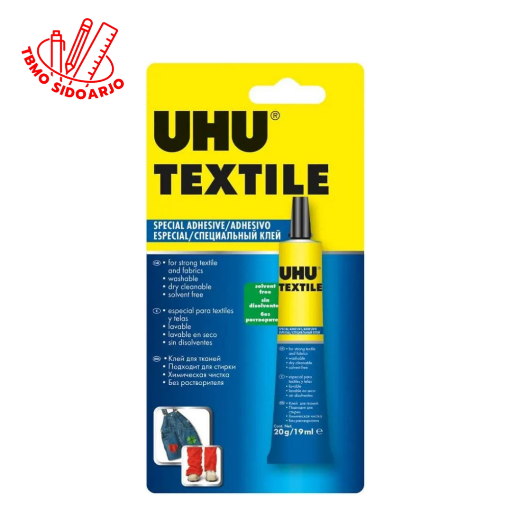 

TBMO Lem UHU Textile Fabric Glue 19ml 140300