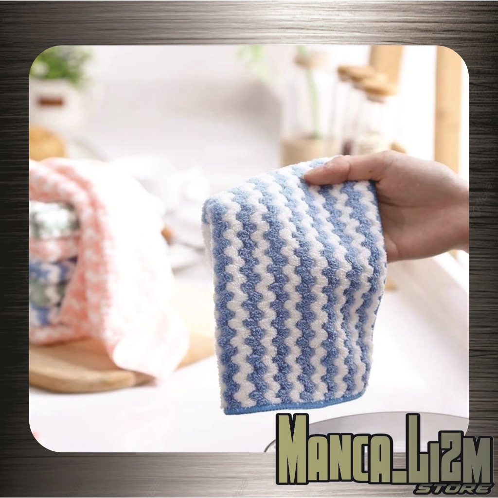 Kain Lap Dapur Meja Piring / Lap Dapur Microfiber Serap Air