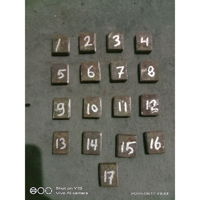 bekas besi ranjang (R,G,S,M)