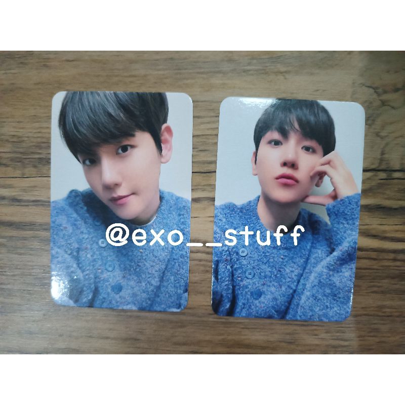 [TAKE ALL ONLY] Photocard baekhyun lonsdaleite jakarta heartcheek murah PC konser Baekhyun exo pc be