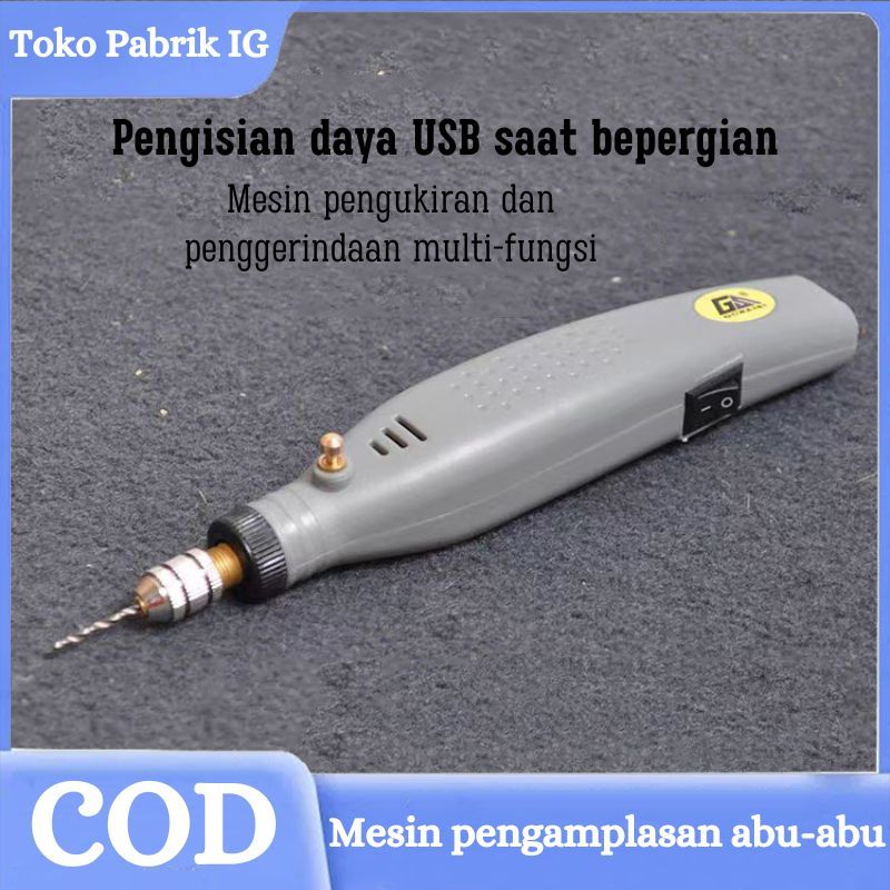 Bor Listrik Mini Meninju dan Memoles Mainan Ukiran Kayu Pena Ukiran Batu