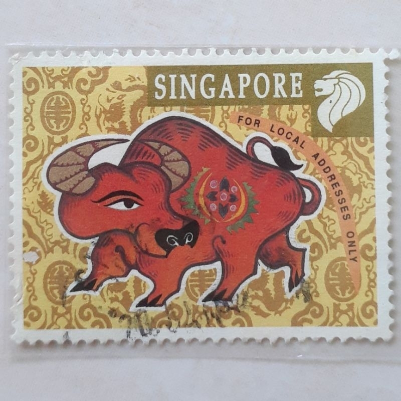 

Perangko Singapura Chinese New Year 1997 - Year of the Ox Tahun 1997