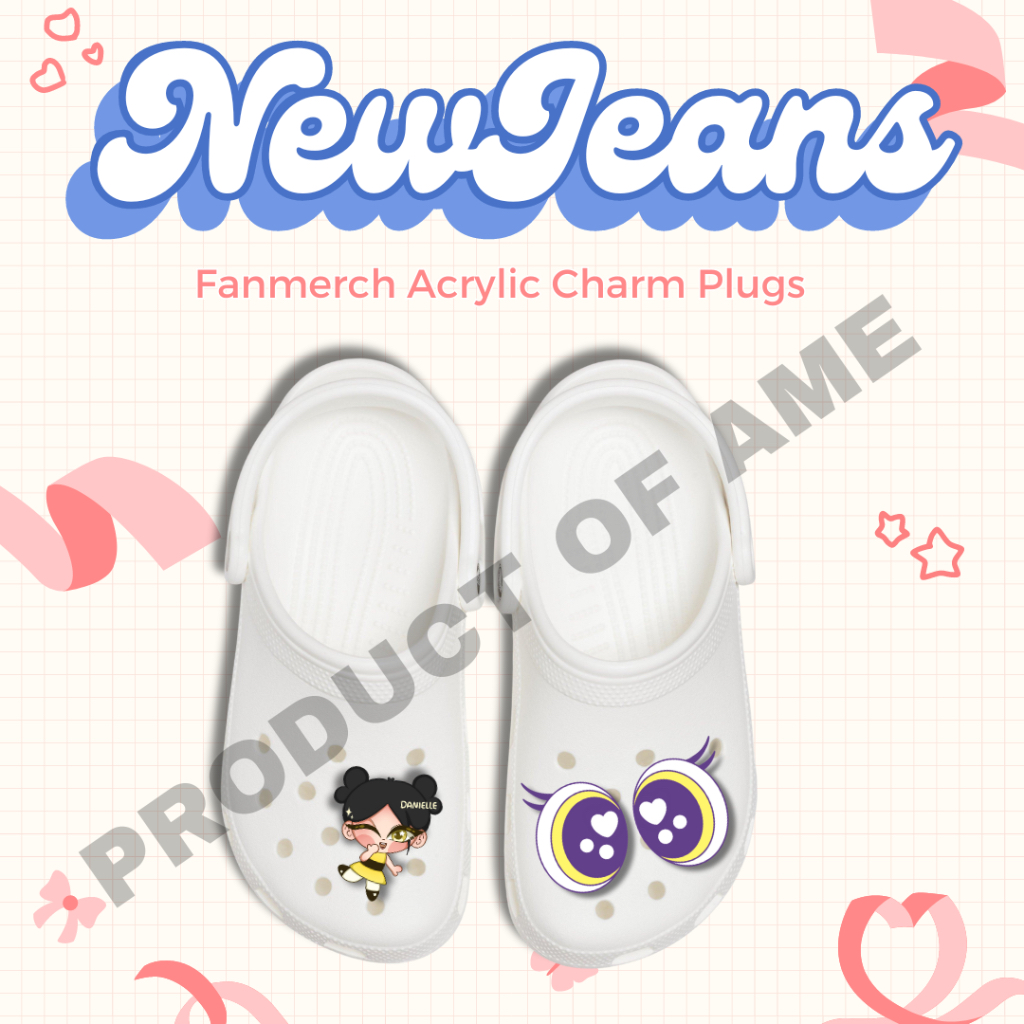[AME AME STUDIO] FANMERCH New Jeans CHARM PLUG DECO PPG Style