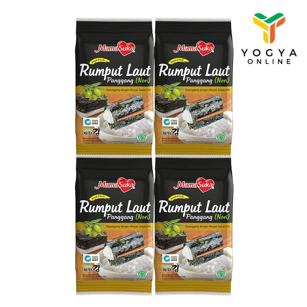 

Mamasuka Rumput Laut Panggang 4X4.5 G