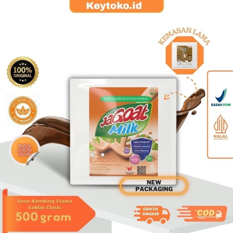 

Susu Kambing Etawa Coklat 500 Gram Jagoat Milk