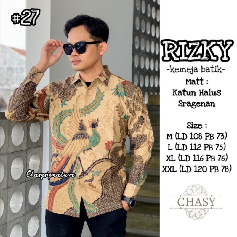 RIZKY KEMEJA BATIK LENGAN PANJANG