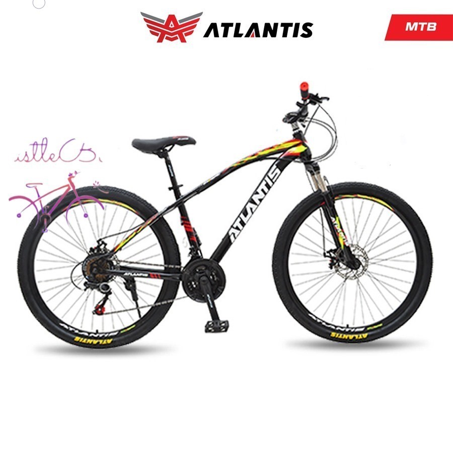 [BONUS POMPA] Sepeda Gunung Mountain Bike MTB Atlantis 24/26/27.5 3x7 Speed