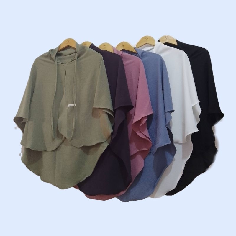 AZZURA HIJAB/HIJAB OVAL INSTAN BY WINDFERA LABEL/HIJAB OVAL INSTAN MELAYU/HIJAB MALAY OVAL/HIJAB TAL