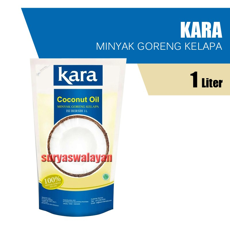 

(Cek Deskripsi) Kara Coconut Oil Minyak Kelapa 1 Liter