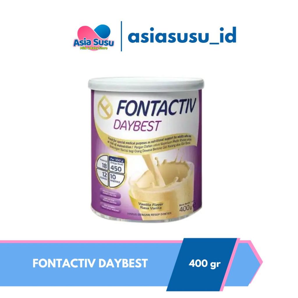 FONTACTIV DAYBEST 400GR / SUSU PEMENUHAN NUTRISI AMAN PENDERITA DIABETES