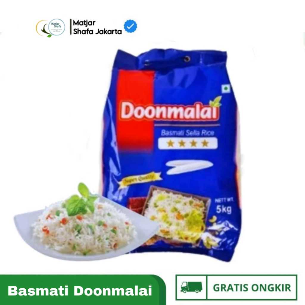

Beras Basmati Doonmalai 5kg Asli Original / Masakan Arab Nasi Kebuli