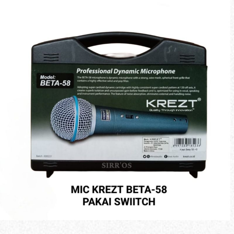 MIC DYNAMIC KREZT BETA-58