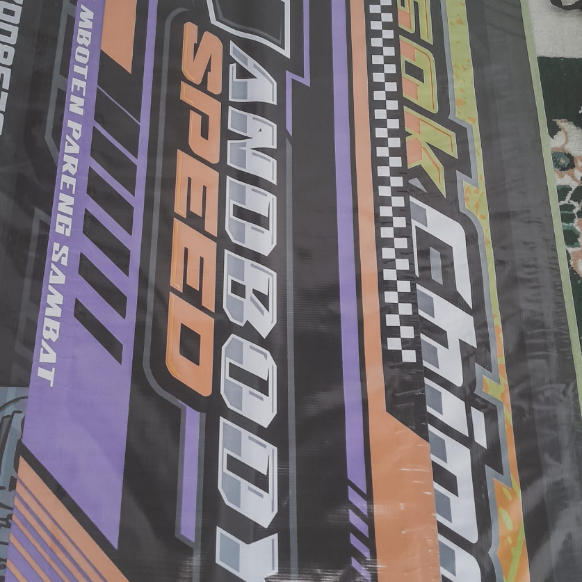 (FREE DESAIN) BANNER SPANDUK KONTES MOTOR ALAS MOTOR KONTES