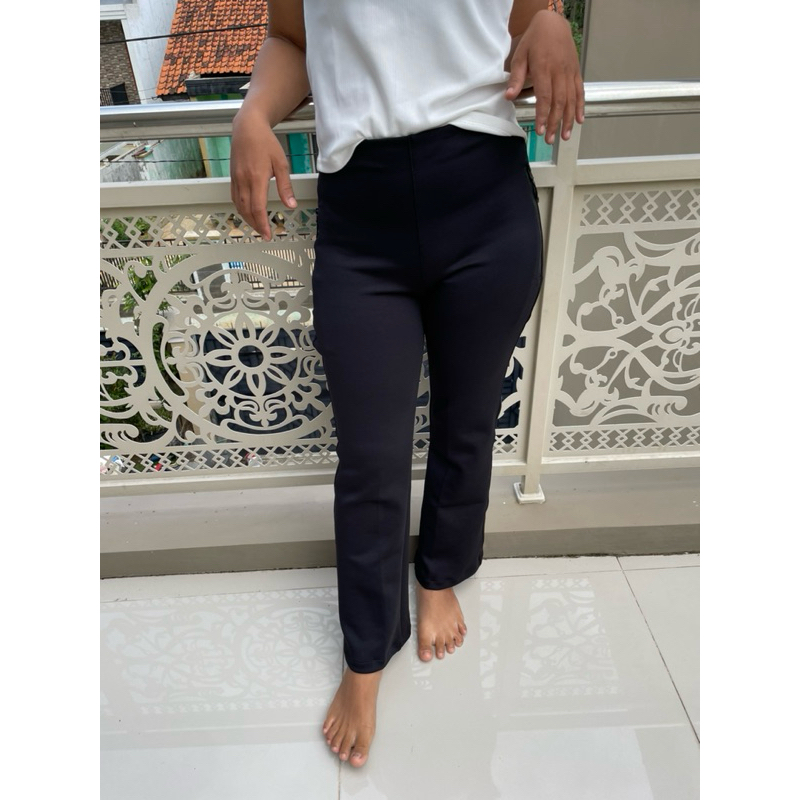 celana cutbray wanita untuk tinggi 150 an/celana wanita cutbray olah raga zumba senam joging C15