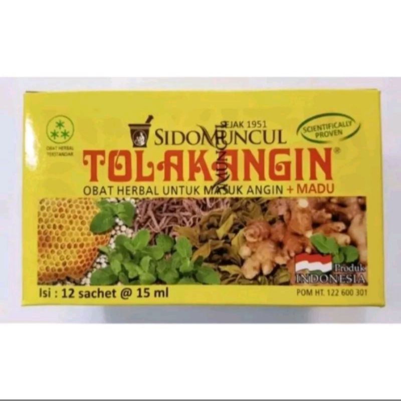 tolak angin cair 12 sachet