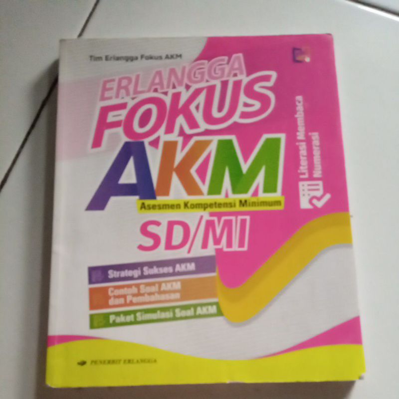 

Buku AKM SD/MI Erlangga, bekas