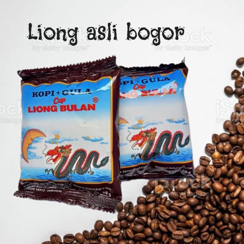 

kopi + gula cap liong bulan 28 gram isi 20pcs