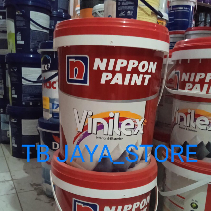 NIPPON VINILEX VINILEX KEMBANG 25 KG CAT TEMBOK VINILEX LILY WHITE 8006 TINTING