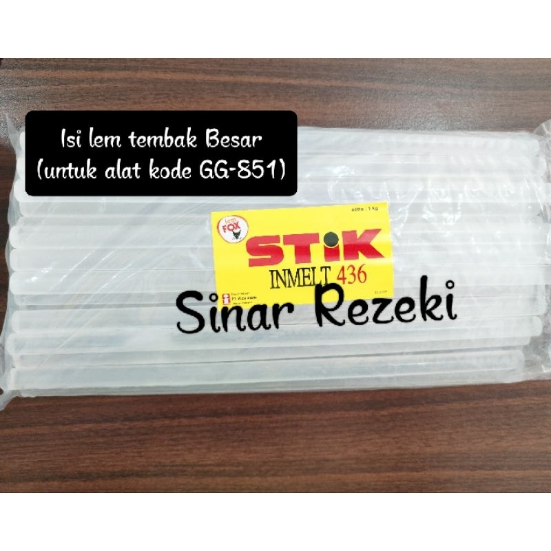 1 buahIsi lem tembak besar/refill lem tembak fox besar