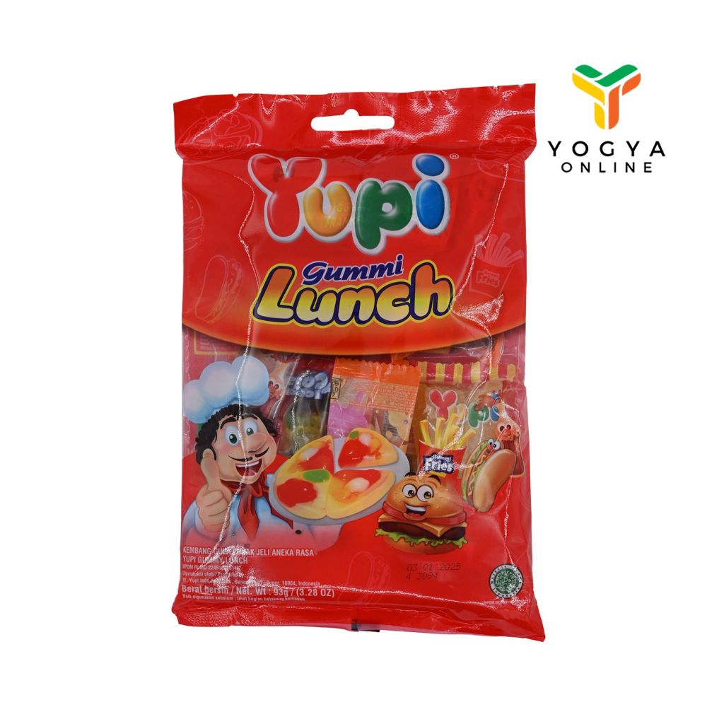 

Yupi Gummi Lunch 95 Gram Permen Makanan RIngan