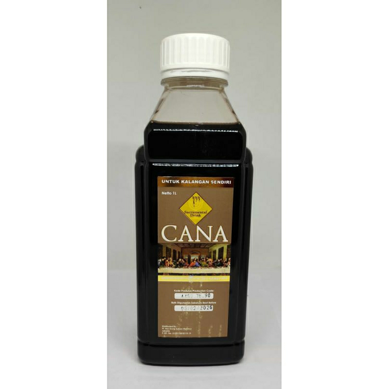 

ANGGUR PERJAMUAN KUDUS CANA 1LITER