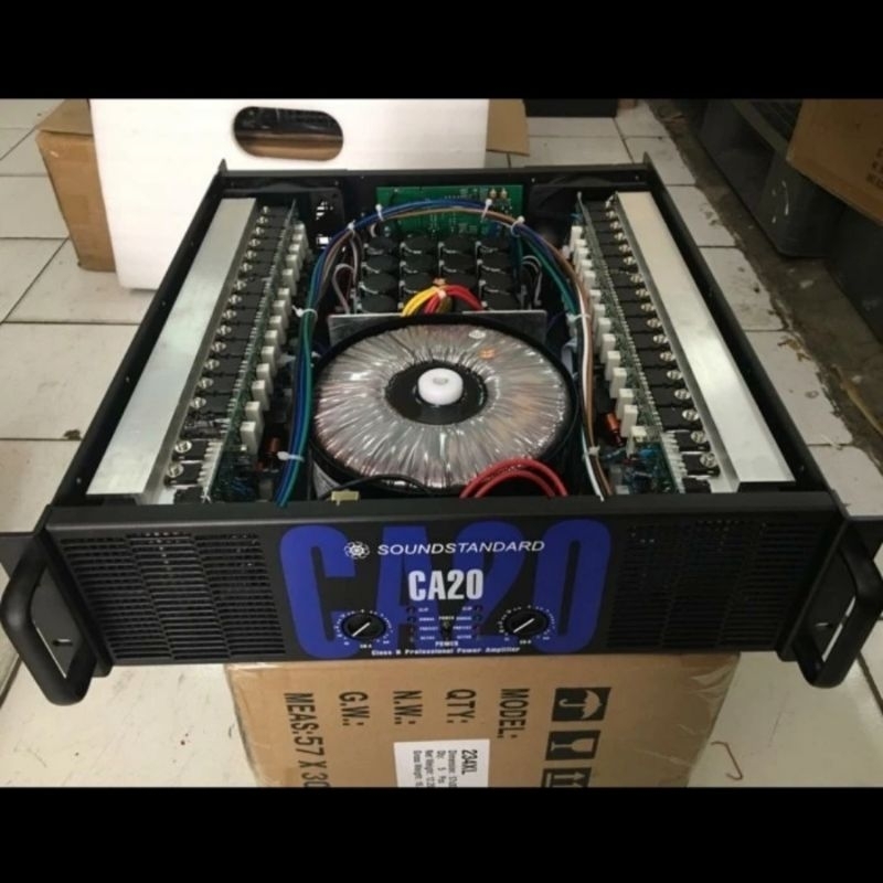 Power Amplifier  CA 20/ CA20 Soundstandard Body Panjang  Murah