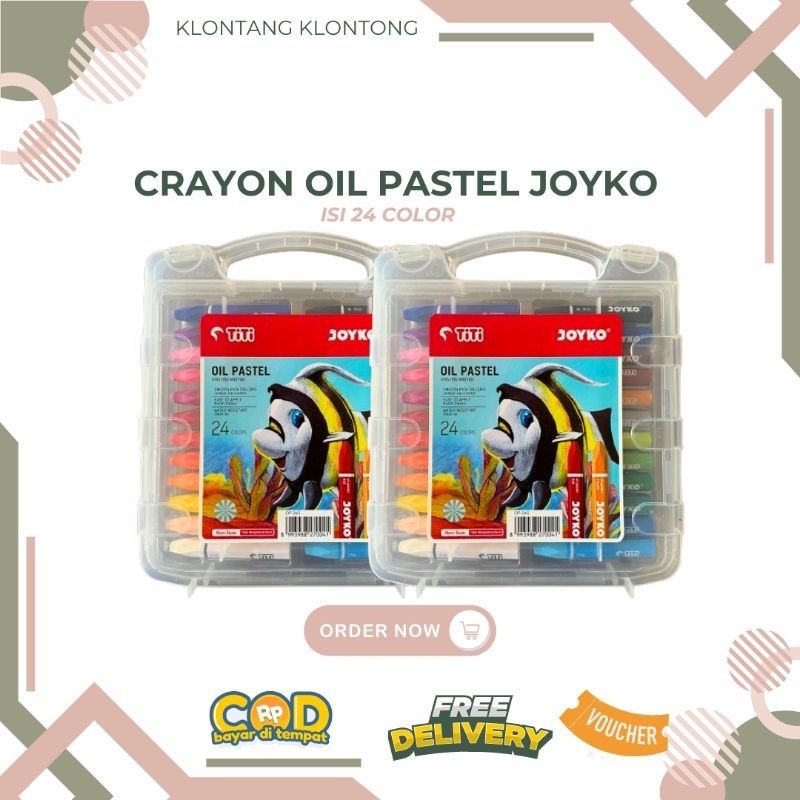 

Crayon Oil Pastel Joyko 24 Colors