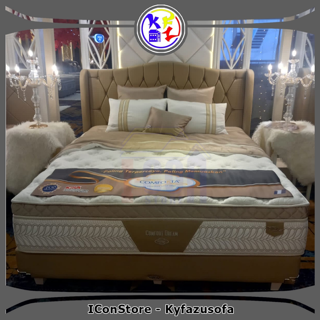 Comforta Comfort Dream Set Springbed Kasur Latex Matras Ranjang