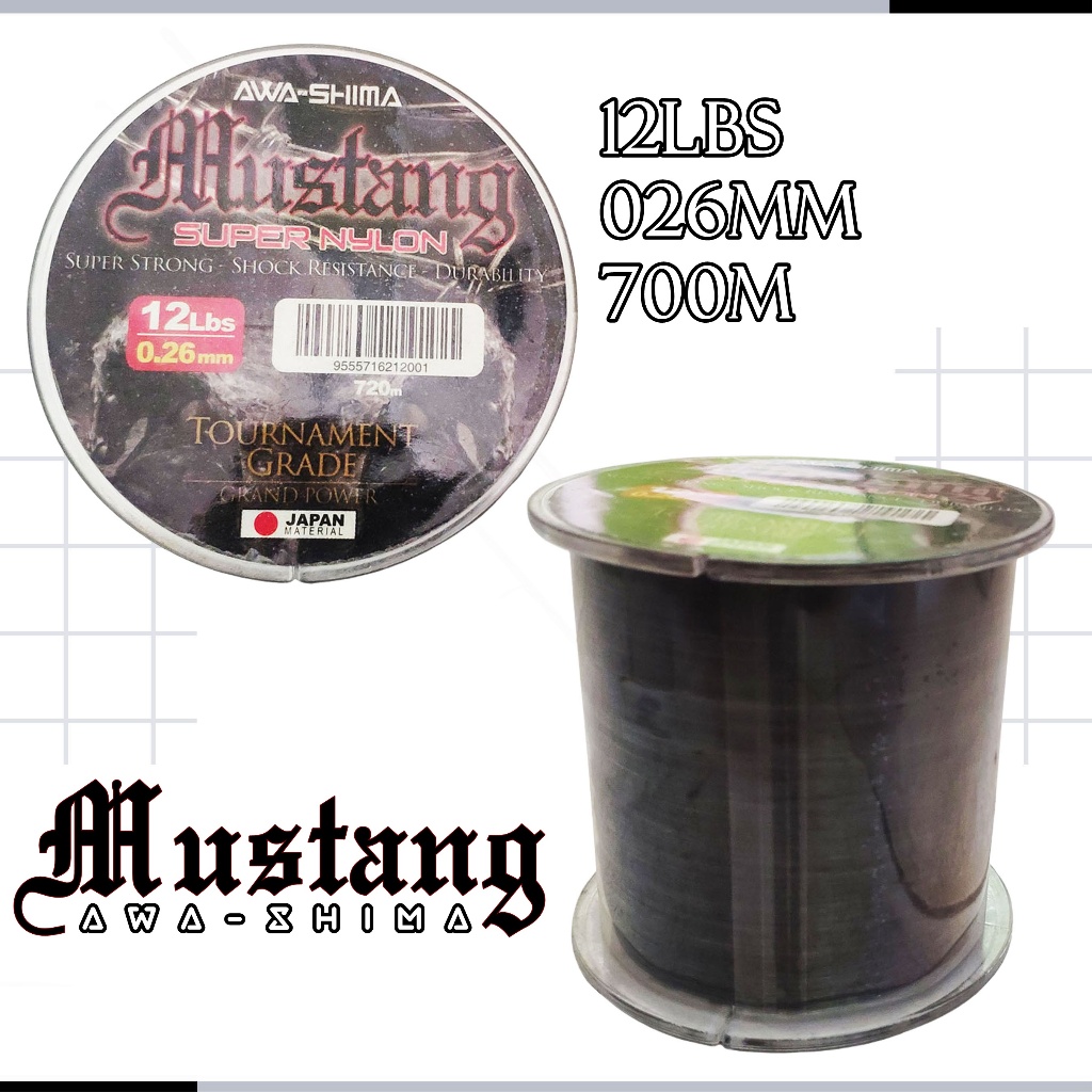 Senar Pancing AWASHIMA MUSTANG 12lbs 700m Japan