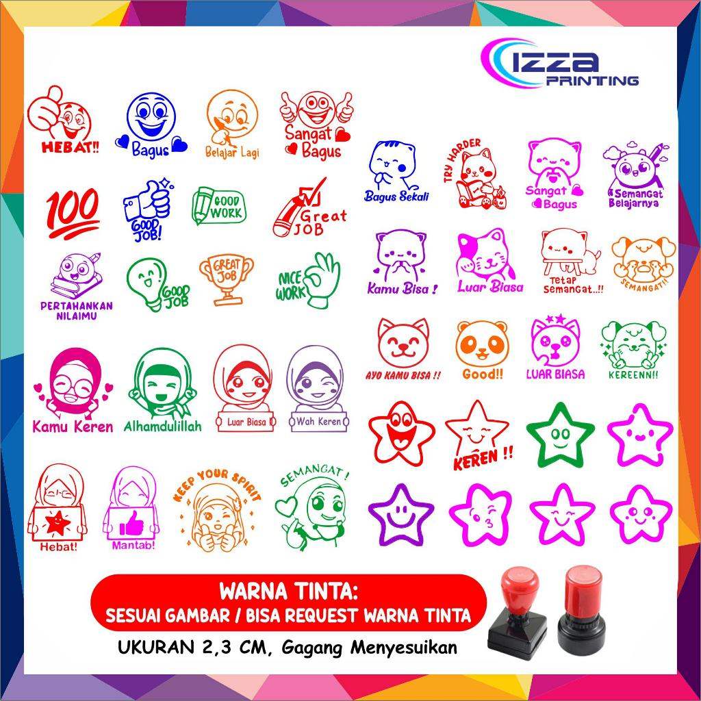 

[Produk Baru] Stempel Penilaian Anak TK / Paud ( SATUAN )