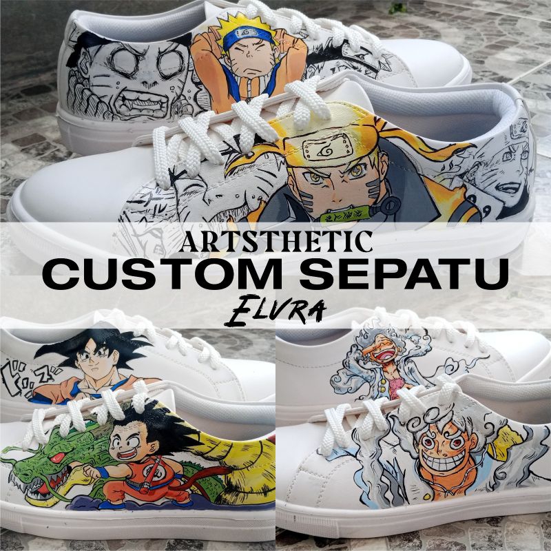 CUSTOM SEPATU | CUSTOM SEPATU ANIME | SEPATU ANIME