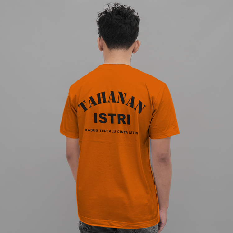 Kepswell Kaos Tahanan Istri Couple Pasangan Suami Istri - Kaos Couple Lucu Kata Kata Combed 24s