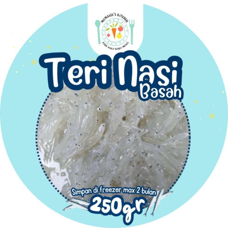 

IKAN TERI NASI BASAH MPASI/ TERI BASAH MPASI / 250 GR