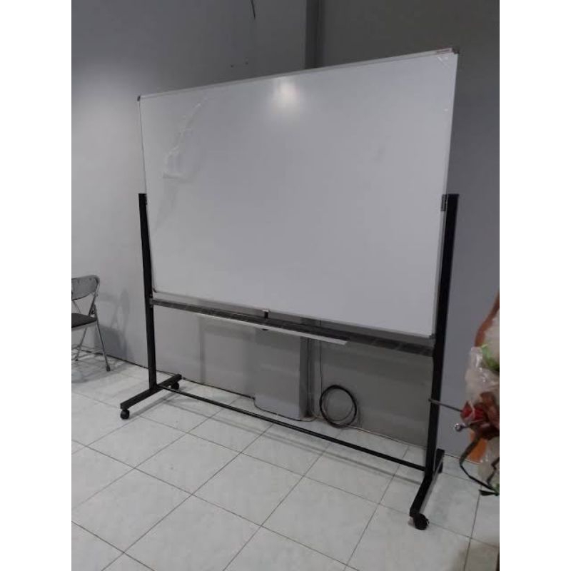 

Papan Tulis Whiteboard Standing 90x180 cm Single Face