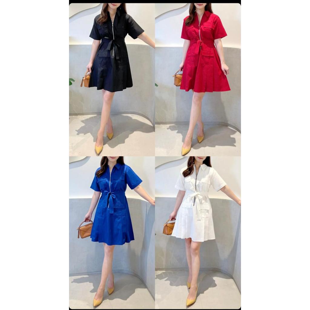Jenn Dress Basic - Dress Wanita Casual - Dress Wanita Polos Katun