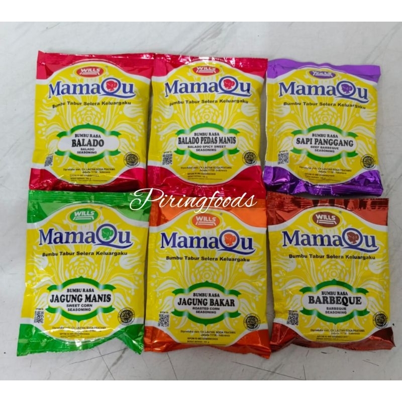 

BUMBU TABUR MAMAQU ANEKA RASA KEMASAN 100GR