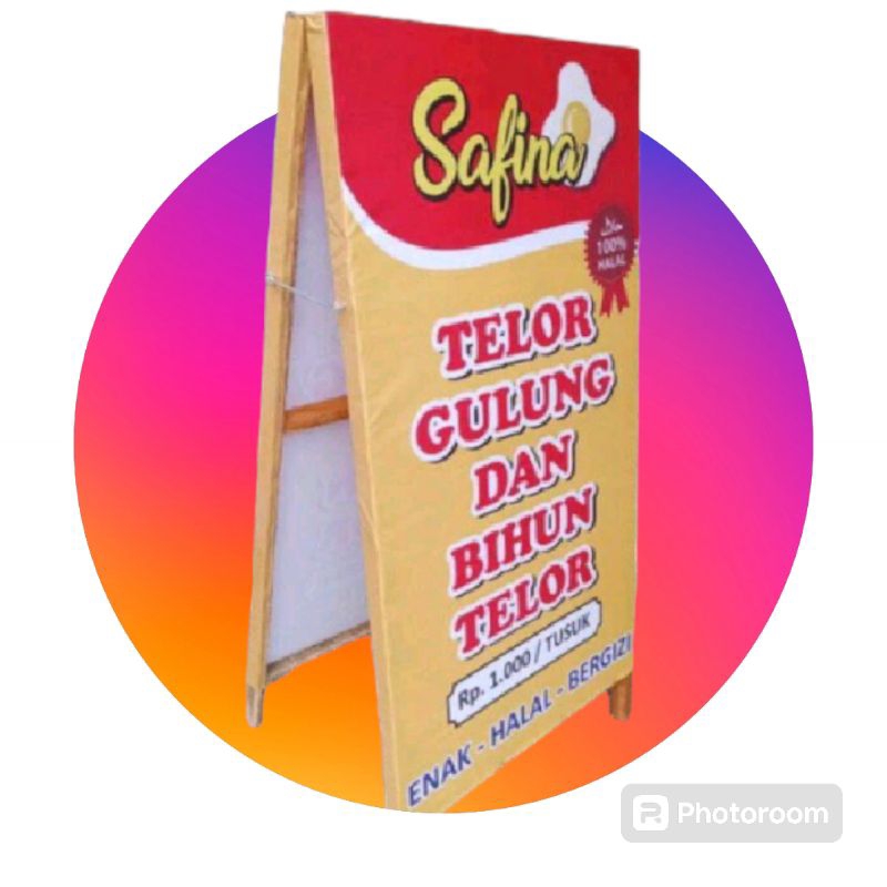 STANDING BANNER UNTUK UKURAN 120X60