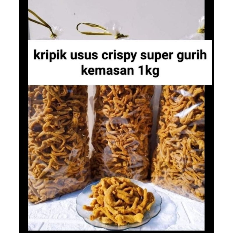 

Kripik Usus Original kemasan 1kg Super Murah Enak,Gurih dan Renyah Kripik Usus Kiloan