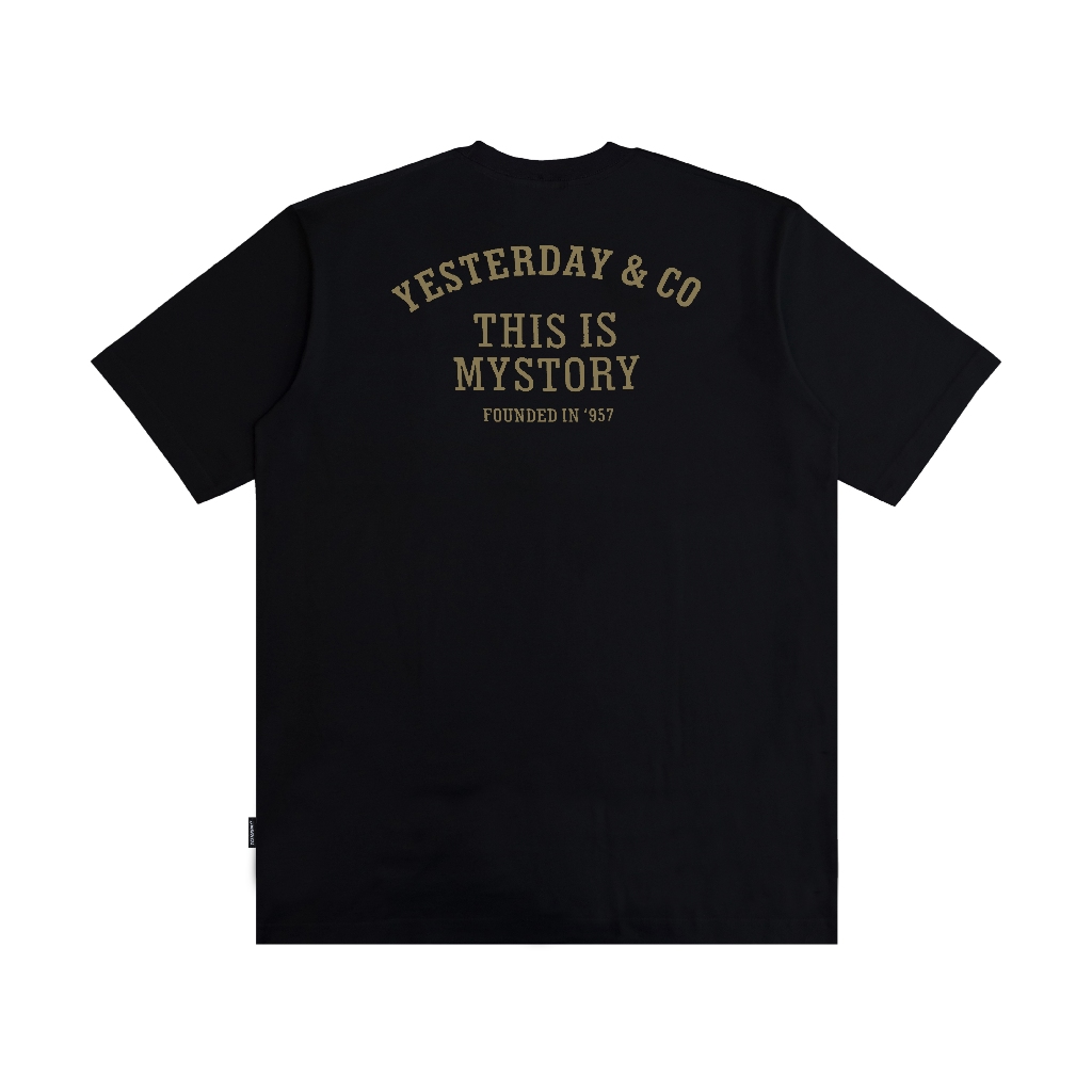Yesterday – Baju Kaos Distro Pria Original T-Shirt Pria Cowok Keren Hitam Art
