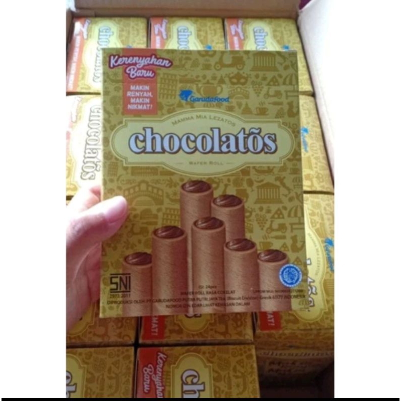 

chocolatos stik rolls isi 24pcs