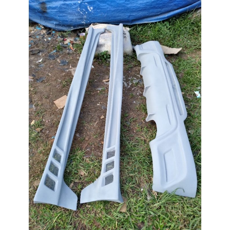 bodykit samping dan belakang agya ayla 1.0 model yaris