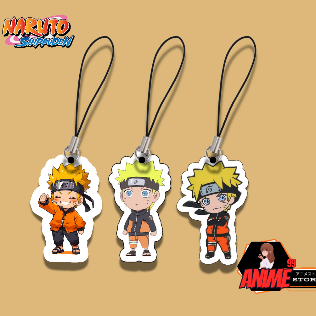 strap gantungan hp anime naruto