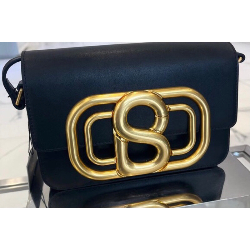 Briana Bag leather Buttonscrves black