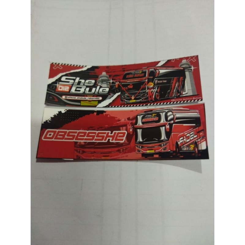 

Stiker she blue & obsesshe vinilnanti air 1 biji