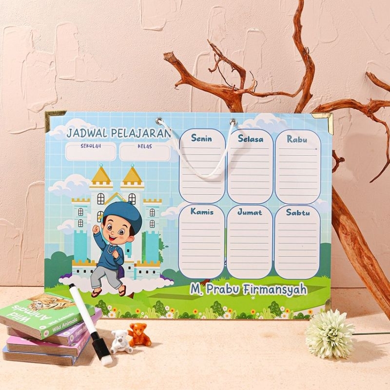 

Papan Jadwal Pelajaran Custom