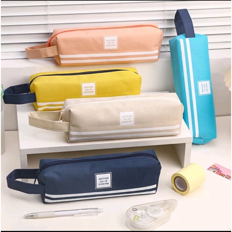 

COD Tempat Pensil Unik Lucu Korea Style Canvas / Pencil Case Import / Tempat Alat Tulis