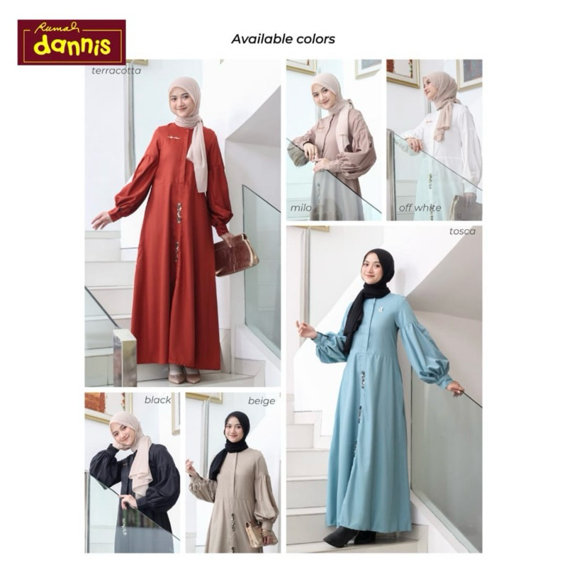 Dannis/ A240311/ Abaya dannis/ Gamis dannis/ Dannis promo/ Dannis terbaru