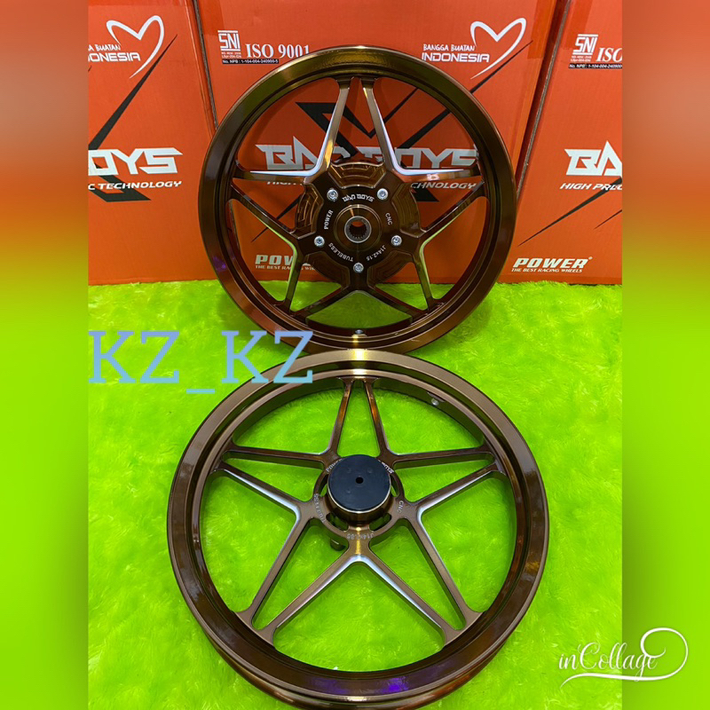 POWER VELG BAD BOY UK 1.85X14 / 215X14 , MIO SPORTY / MIO M3 / BEAT / SCOOPY / VARIO 110 - 125 - 150
