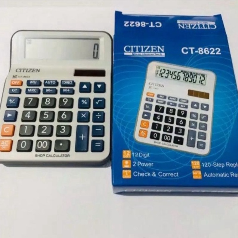 

MURMER KALKULATOR MEJA CITIZEN CT 8622 Check Correct Calculator CT8622